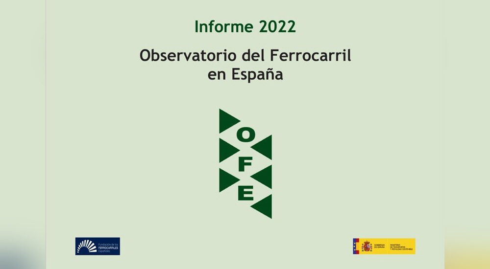 Disponible el Informe del Observatorio del Ferrocarril en España 2022 Disponible el Informe del Observatorio del Ferrocarril en España 2022